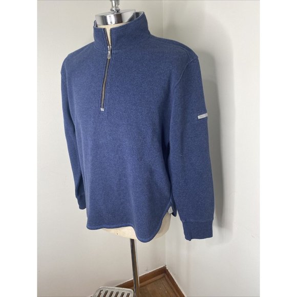 Robert Graham Men’s Classic Fit 100% Cotton 1/4 Zip Pullover Shirt Sz M Sweater - Picture 2 of 8